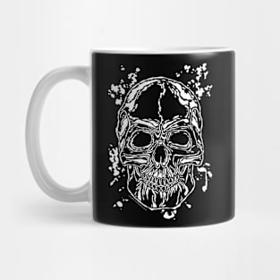 skull white Mug